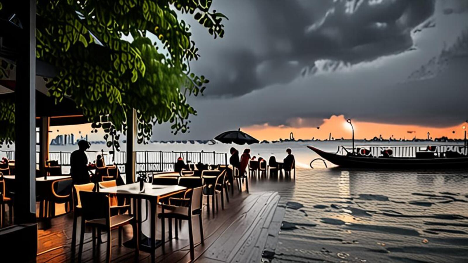 รับประทานอาหารริมน้ำกรุงเทพช่วงหน้าฝน 2569